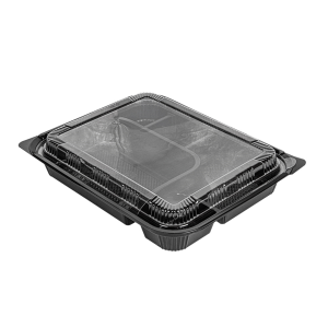 Coffret repas avec couvercle 4 compartiments